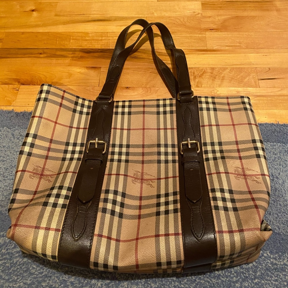 Burberry Haymarket Tote